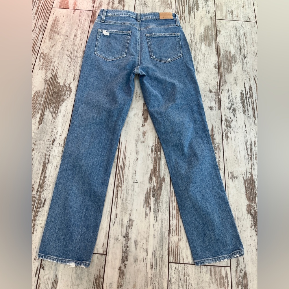 Paige Sarah Slim High Rise Straight Leg Jeans - Size 27 - Picture 11 of 16